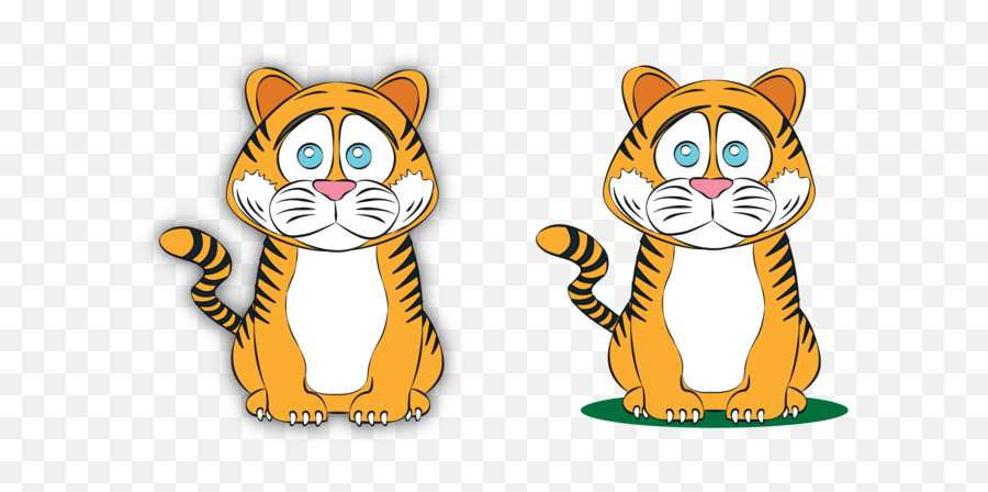 Tiger Stripes - Sad Tiger Clipart Hd Png Download Emoji,Tiger Clipart
