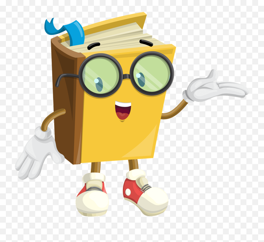 Library Of Book Cartoon Clip Royalty Free Download Png Files - Book Character Clipart Emoji,Book Clipart