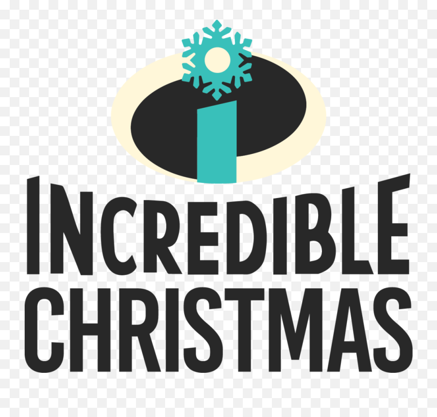 Download Incrediblechristmaslogo - Disney Pixar The Vertical Emoji,Incredibles Logo