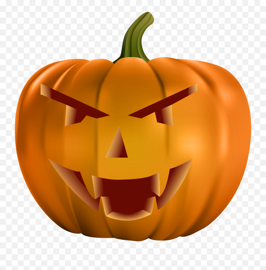 Cute Halloween Jack O Lantern Clipart - Pumpkin Vampire Emoji,Jack O Lantern Clipart