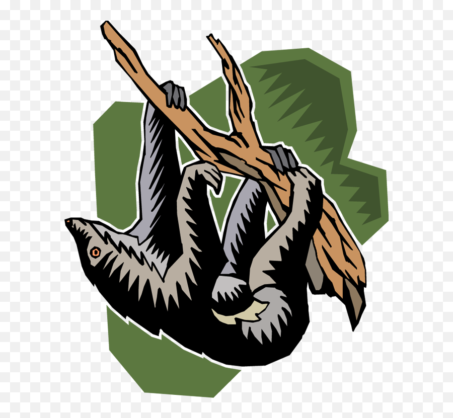 Free Sloth Clipart - Clip Art Emoji,Sloth Clipart