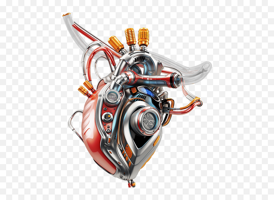 Heart U2022 Buyourobot - Coração Robótico Emoji,Robot Transparent Background