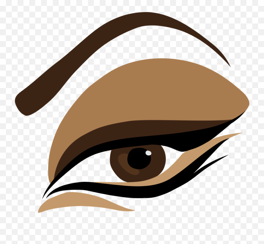 Download Eye Shadow Drawing Cartoon - Drawing Eye Makeup Cartoon Emoji,Makeup Clipart