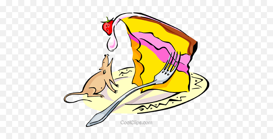 Cheesecake And Mouse Royalty Free - Drawing Emoji,Cheesecake Clipart