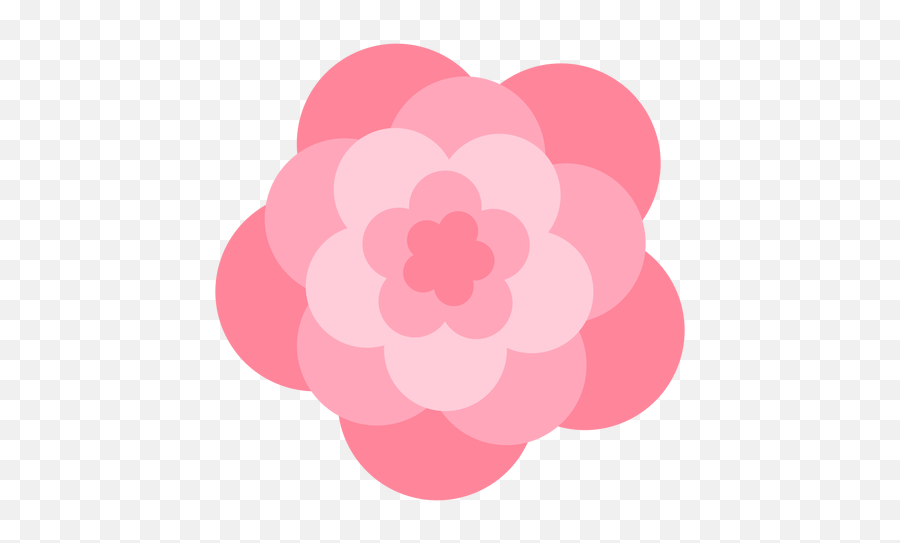 Pink Flower Large Petals Flat - Transparent Png U0026 Svg Vector Emoji,Pink Rose Petals Png