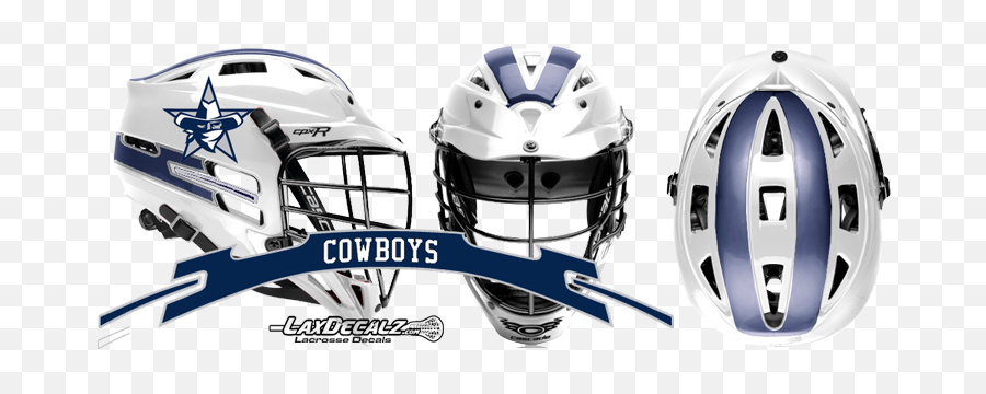 Lacrosse Customer Designs By Laxdecalz Emoji,Cowboys Helmet Png