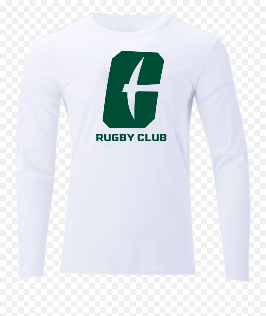 Unc Charlotte Rugby Menu0027s Long Sleeve Shirt - World Rugby Shop Emoji,Good Charlotte Logo
