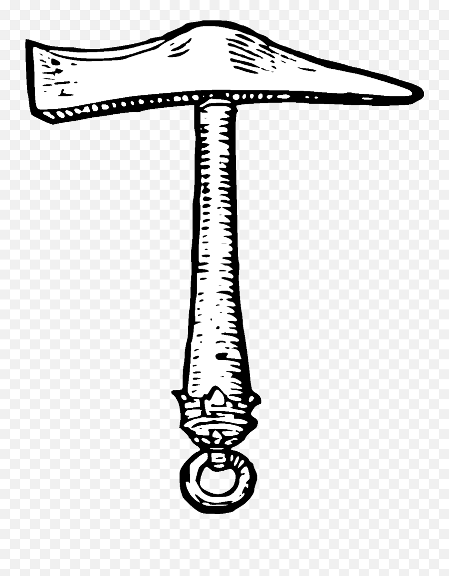 Hammer - Traceable Heraldic Art Emoji,Thor's Hammer Clipart