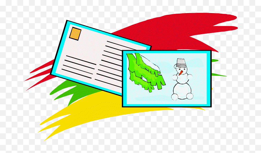 7 Postcard Clipart - Preview Vintage Clip Art Hdclipartall Emoji,Vintage Snowman Clipart