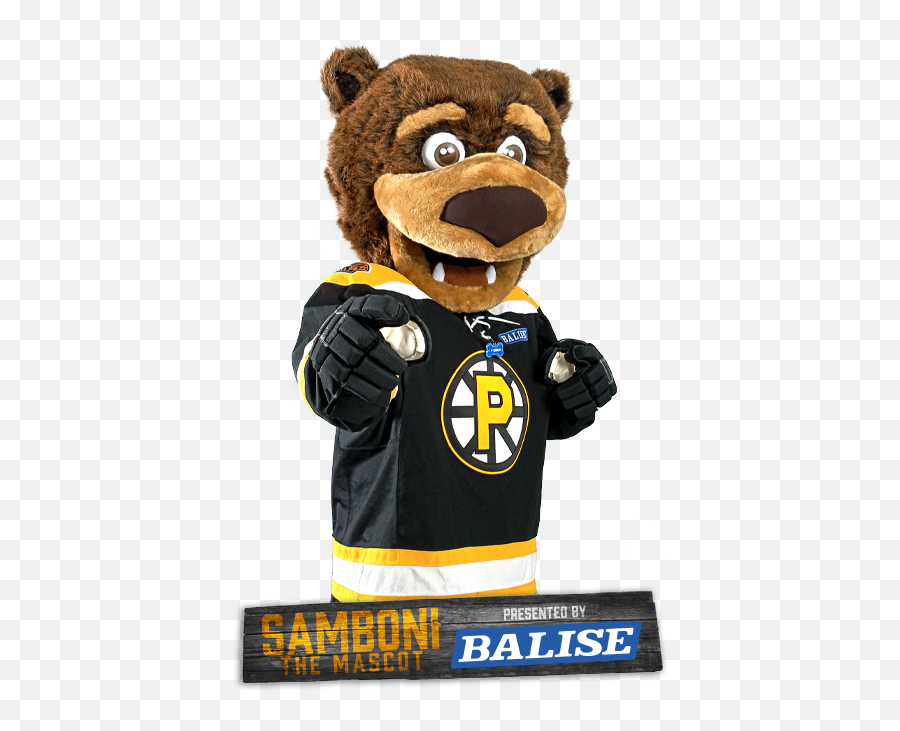 Samboni The Mascot Providence Bruins Emoji,Hershey Bears Logo