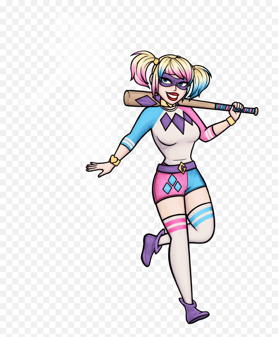 Digital Resources For Harley Quinn Cosplayers - Harley Quinn Emoji,Harley Quinn Png