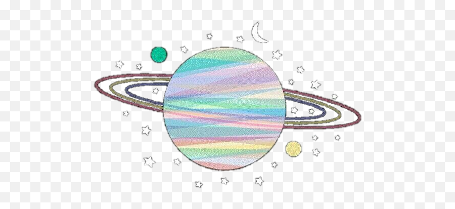 Planets Clipart Aesthetic - Aesthetic Planets Png Dot Emoji,Planets Clipart
