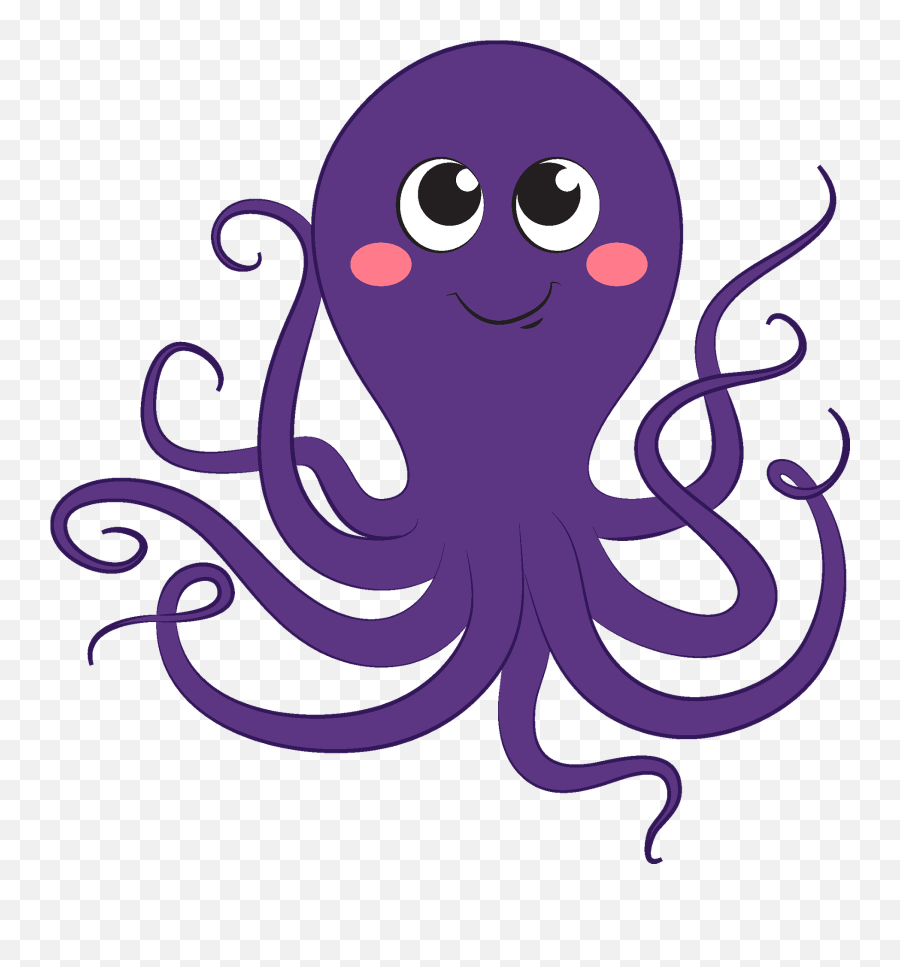 Octopus Clipart - Octopus Clipart Emoji,Octopus Clipart