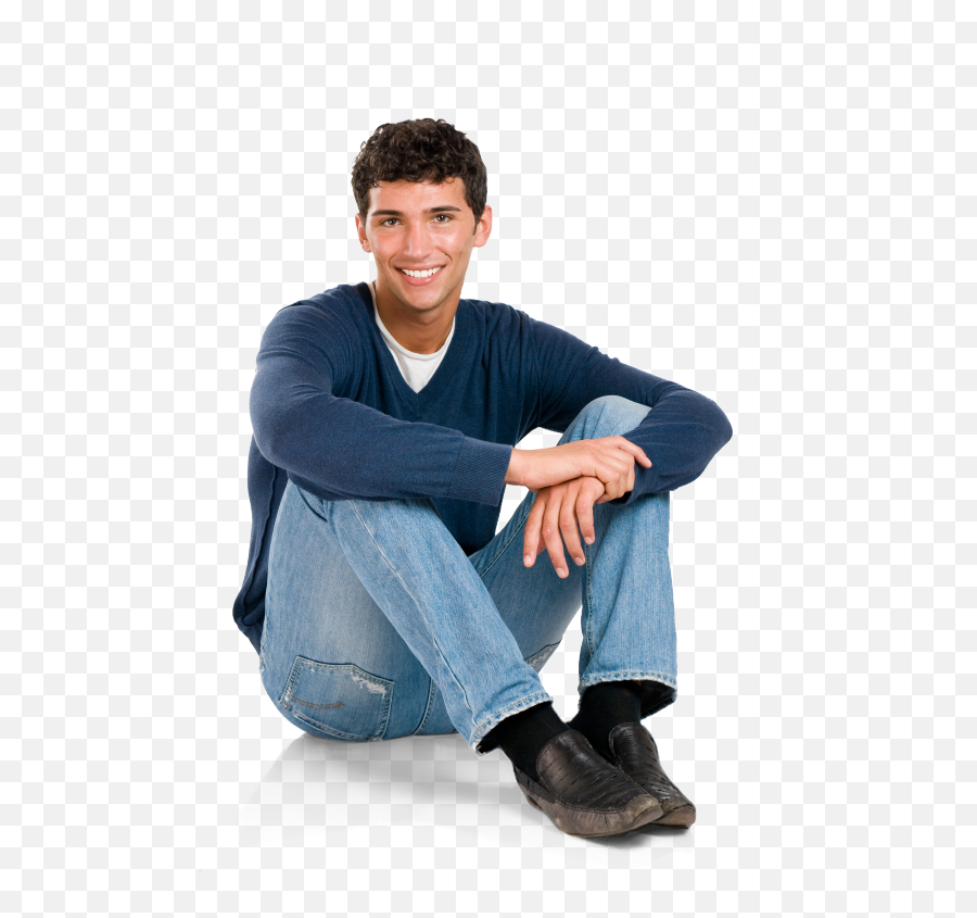 Person Sitting On Floor Png Clip Art - Sitting On The Floor Emoji,Person Sitting Png