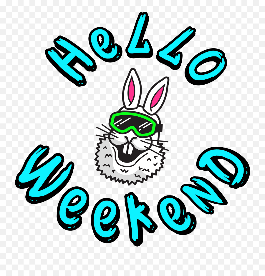 Hello Weekend Logo Emoji,Weekend Clipart
