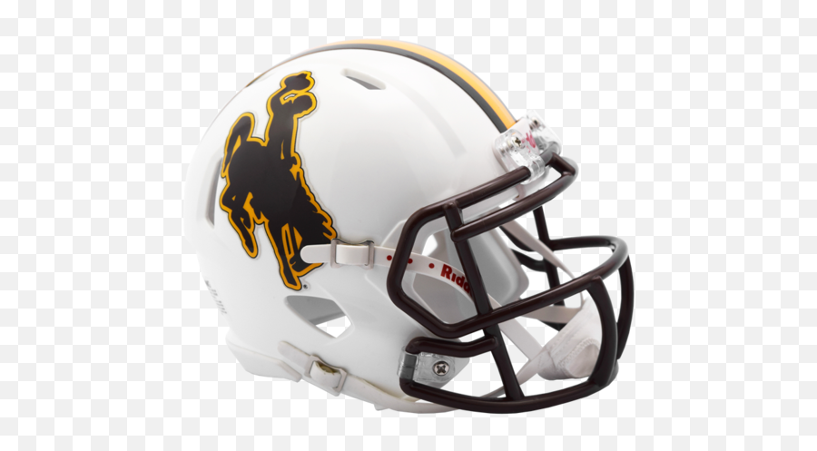 Wyoming Cowboys Riddell Mini Speed - Seahawks Helmet Emoji,Wyoming Cowboys Logo