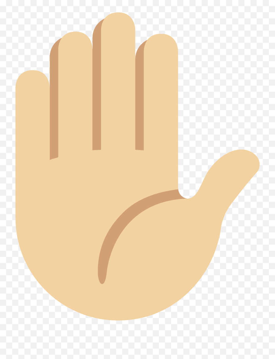 Raised Hand Emoji Clipart Free Download Transparent Png - Raised Hand Emoji,Raised Hand Clipart