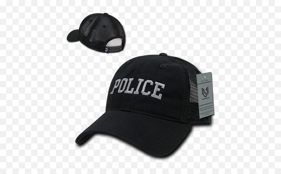 Police Trucker Hat Relaxed Mesh - For Baseball Emoji,Cop Hat Png