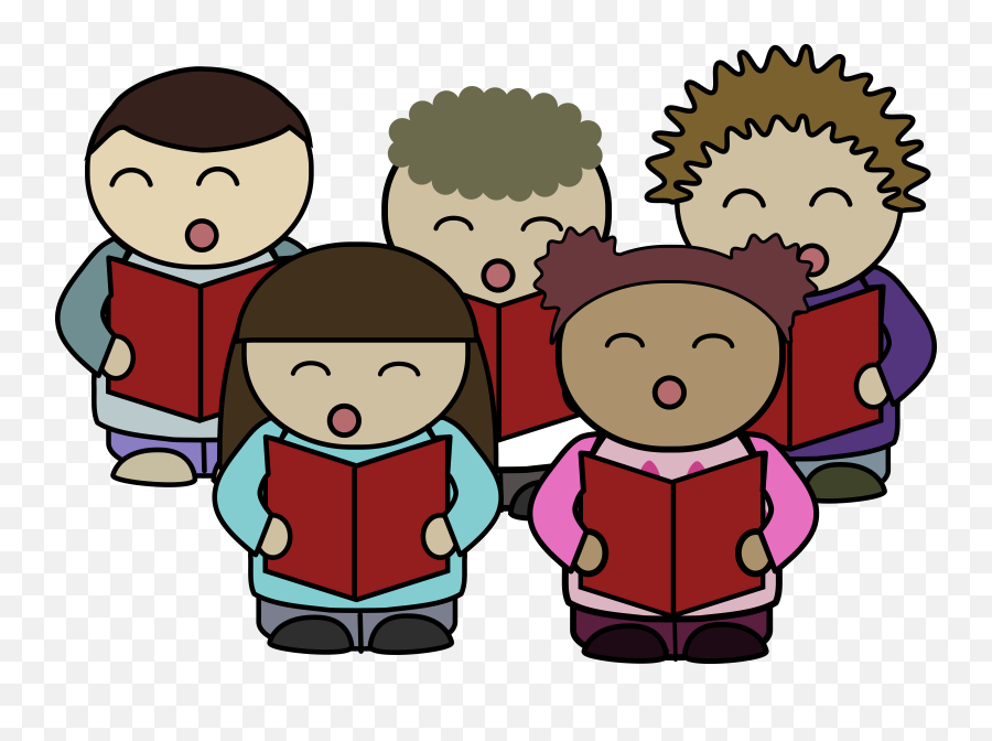 Church Choir Clip Art - People Singing Clipart Emoji,Singing Clipart