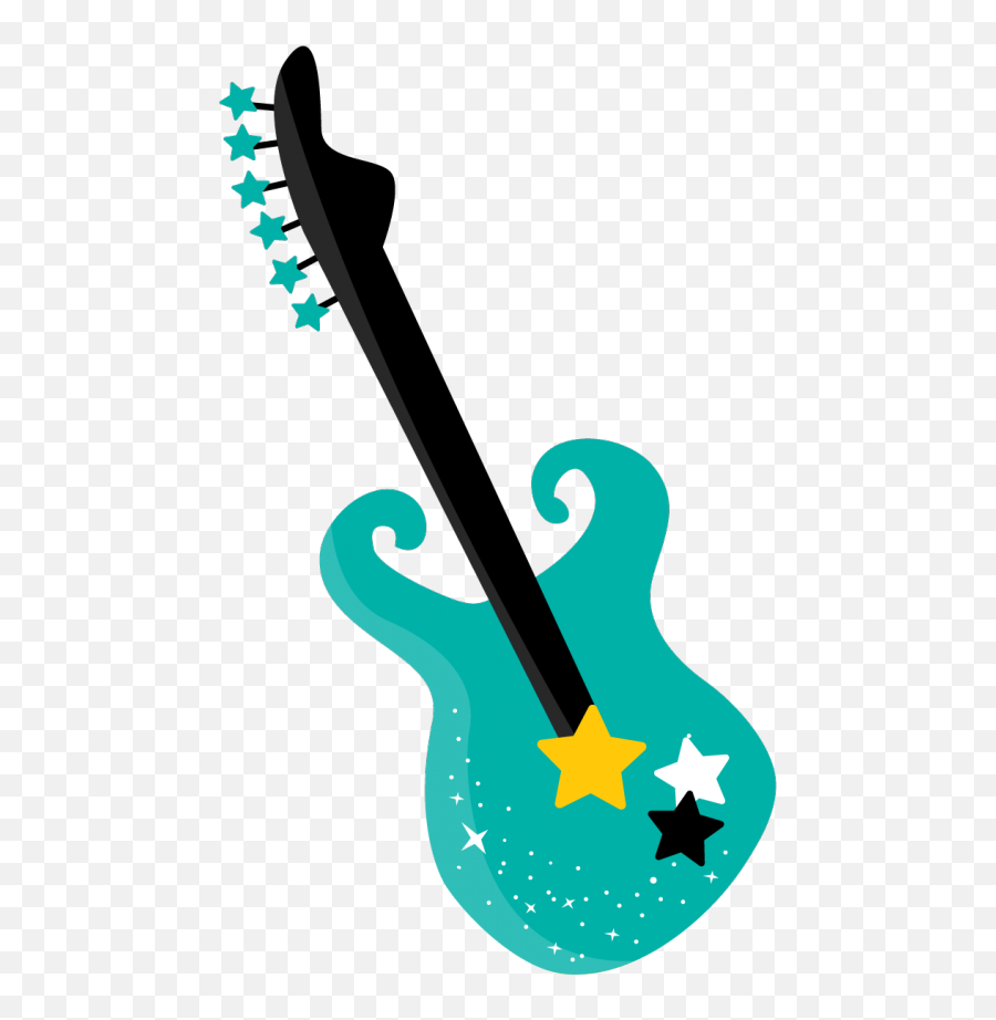 Rock Stars Guitars Clipart Png Image Emoji,Rock Stars Clipart