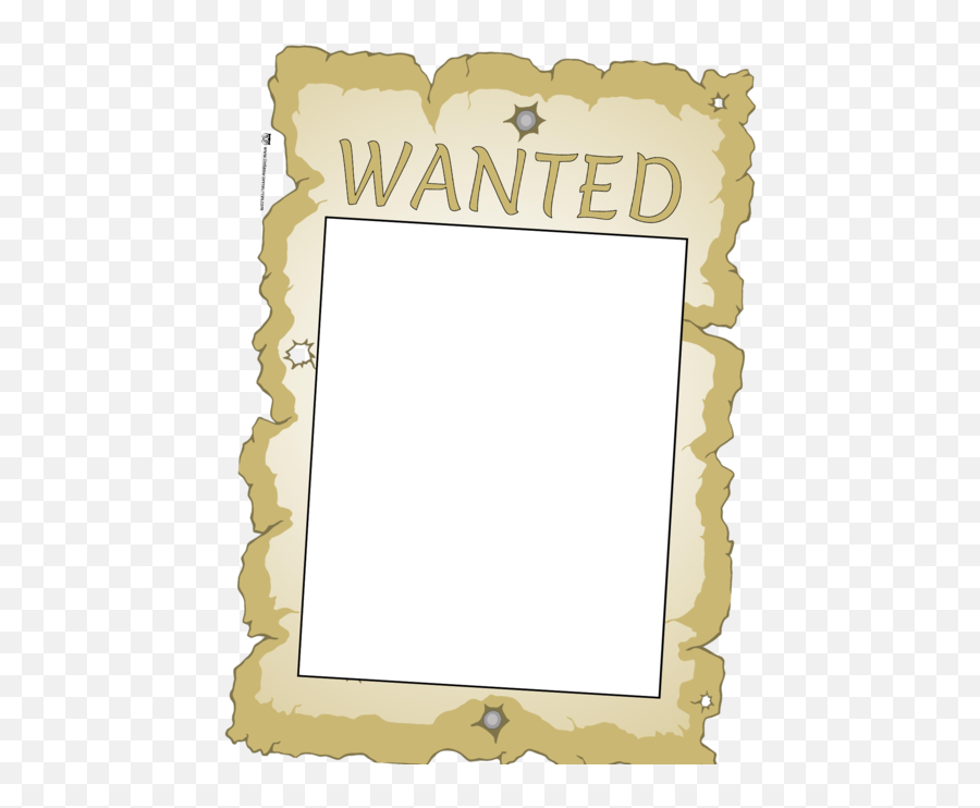 Wanted Poster Template Png Emoji,Wanted Poster Png