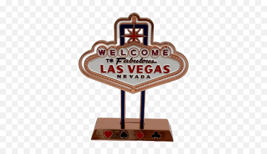 Las Vegas Street Sign Spinner Stand Rose Gold Emoji,Rose Gold Logo