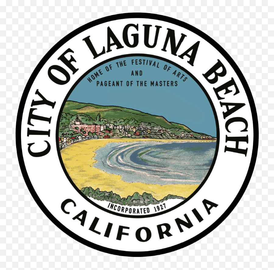Seal Of Laguna Beach California - Laguna Beach California Seal Emoji,Beach Png