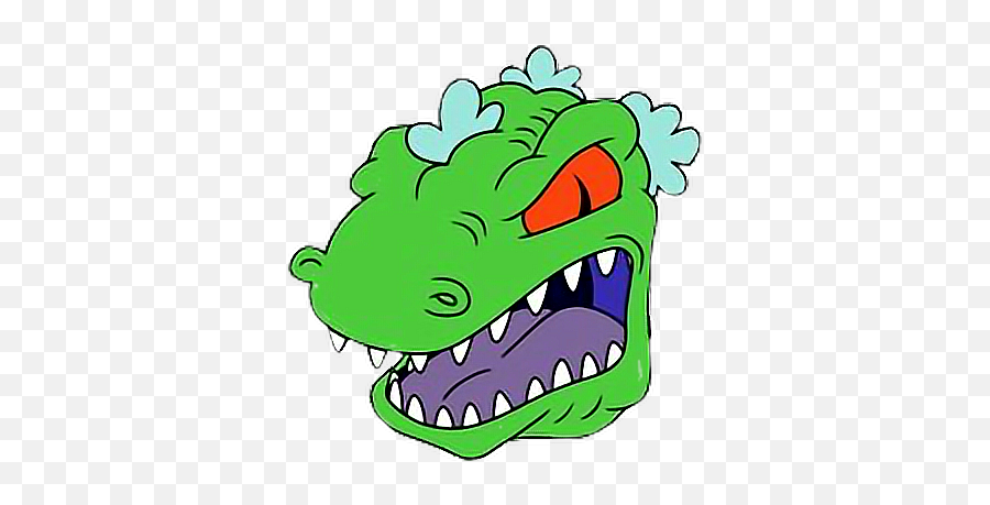 Rugrats Reptar Dinosaur Trex T - Rex Lizzard Lizzardface Emoji,T-rex Clipart