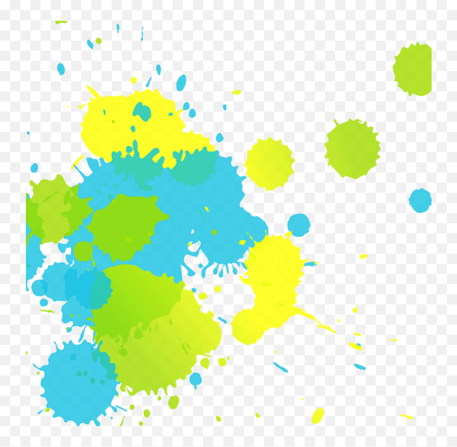 Watercolor Splash Png Img - Yellow Blue Paint Splash Png Emoji,Paint Splotch Png
