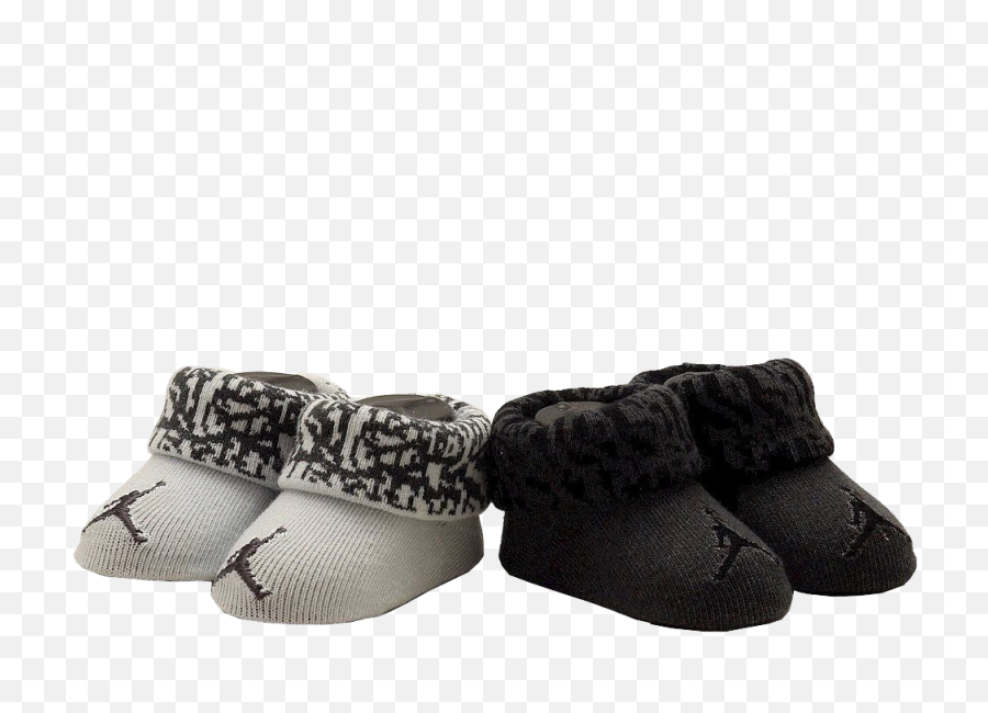 Download Hd Nike Jordan Newborn Baby Booties - Outdoor Shoe Emoji,Jordan Shoes Png