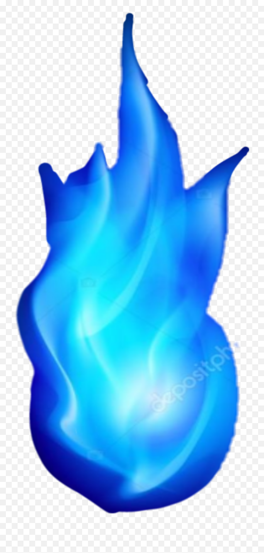 Fire Blue Bluefire Fuego Sticker By Joaquin Bidart Emoji,Blue Fire Transparent Background