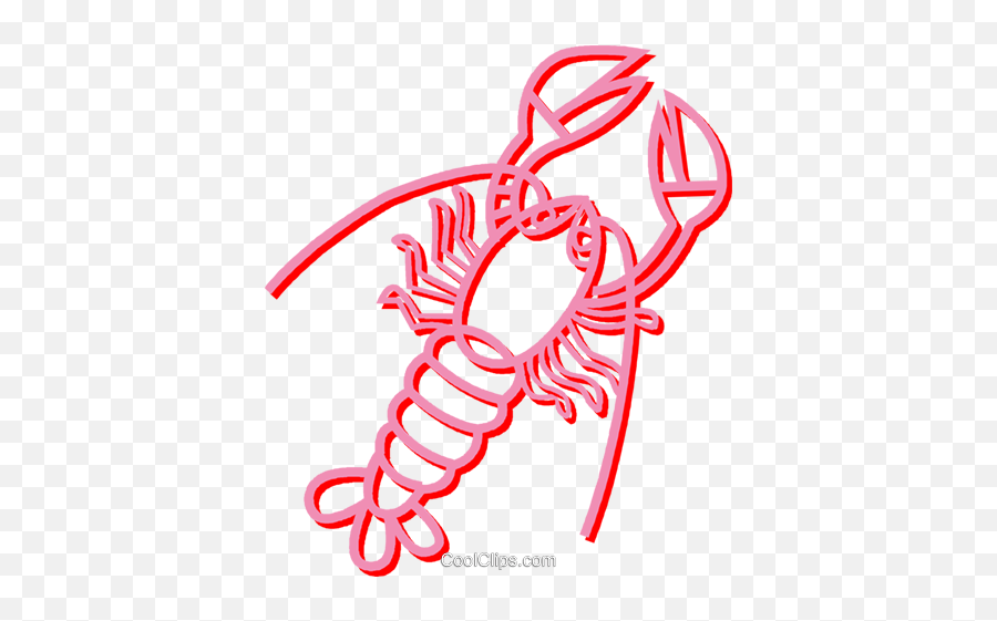 Lobster Royalty Free Vector Clip Art Illustration - Vc052974 American Lobster Emoji,Lobster Clipart