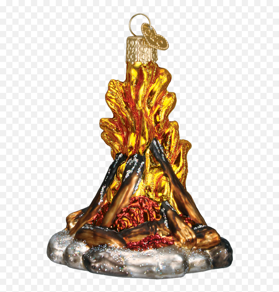 Campfire Ornament - Christmas Ornament Emoji,Campfire Png