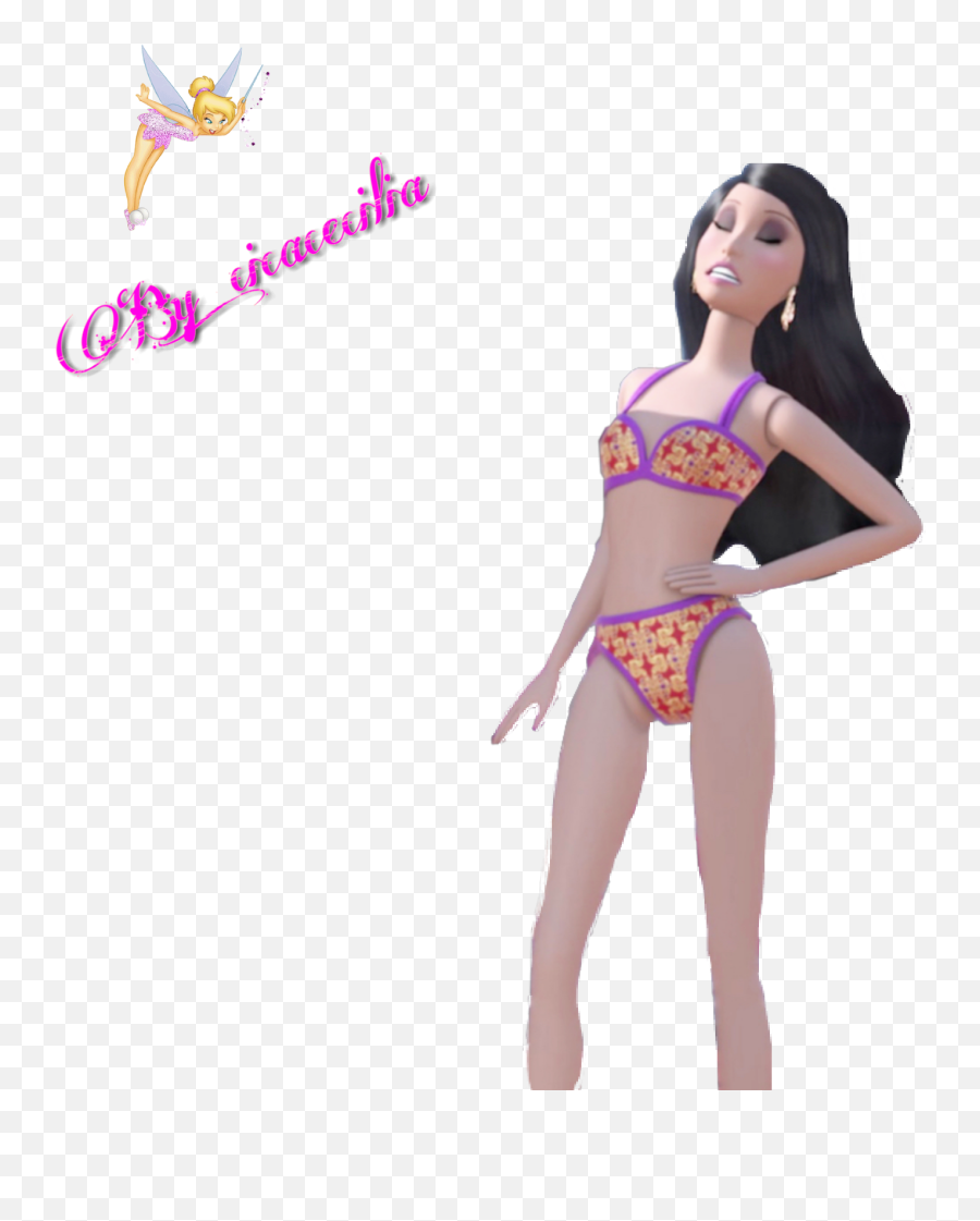 Raquelle Barbie Clipart Bikini Sticker - Midriff Emoji,Barbie Clipart Images
