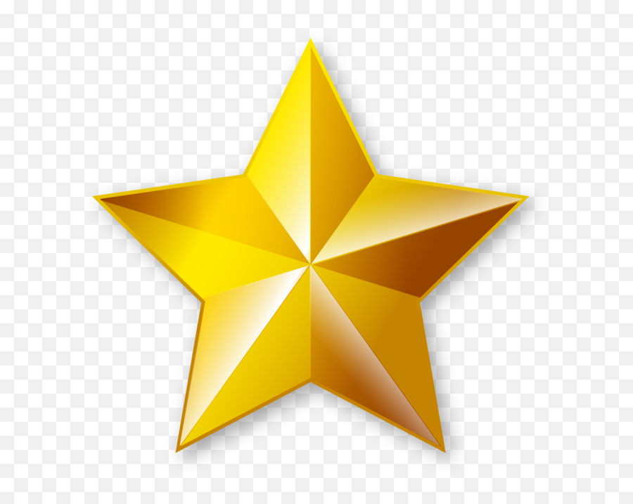 Star - Transparent Background Golden Star Png Emoji,Star Png