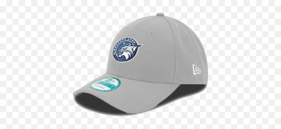 Minnesota Lynx Primary Logo 9forty Adjustable Cap - Grey For Baseball Emoji,Minnesota Timberwolves Logo