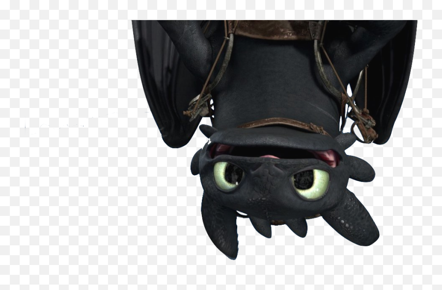 Toothless Dragon Upside Down - Toothless Sticker Emoji,Toothless Png