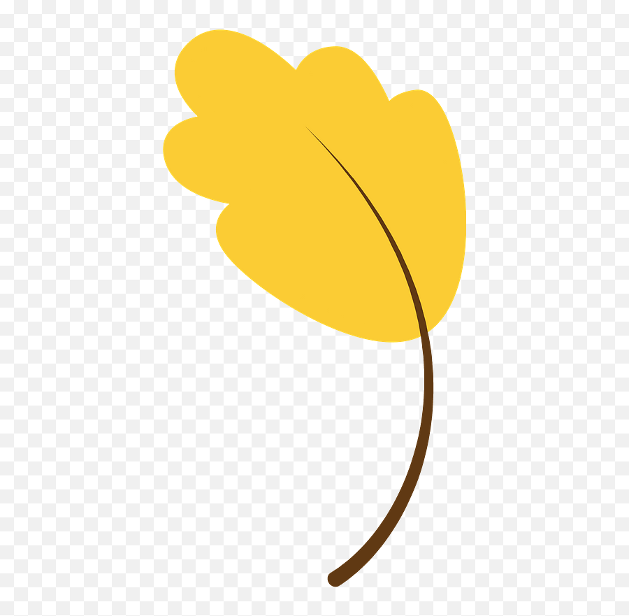 Yellow Oak Leaf Clipart Free Download Transparent Png - Dot Emoji,Oak Leaf Clipart