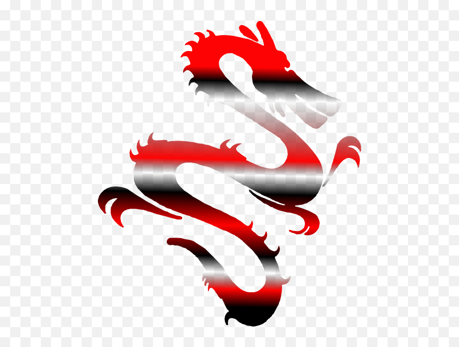 Red And Black Dragon Clip Art At Clkercom - Vector Clip Art Black And Red Logo B Emoji,B Logo
