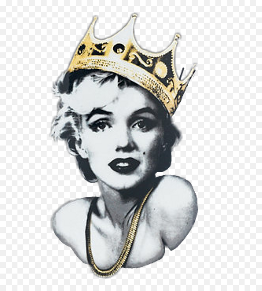 Notorious B - Queen Marilyn Monroe Crown Emoji,Marilyn Monroe Clipart