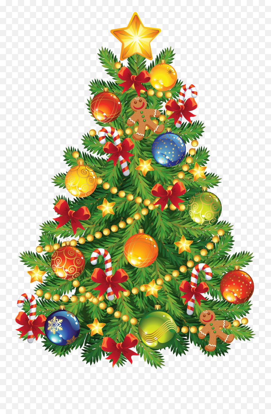 Transparent Christmas Tree Images - Transparent Anime Christmas Tree Emoji,Christmas Tree Clipart
