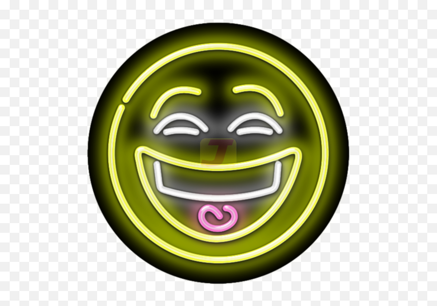 Laughing Face Emoji Neon Sign Neon Signs Laughing Face Emoji - Emojis Neon Laughing,Laugh Emoji Transparent