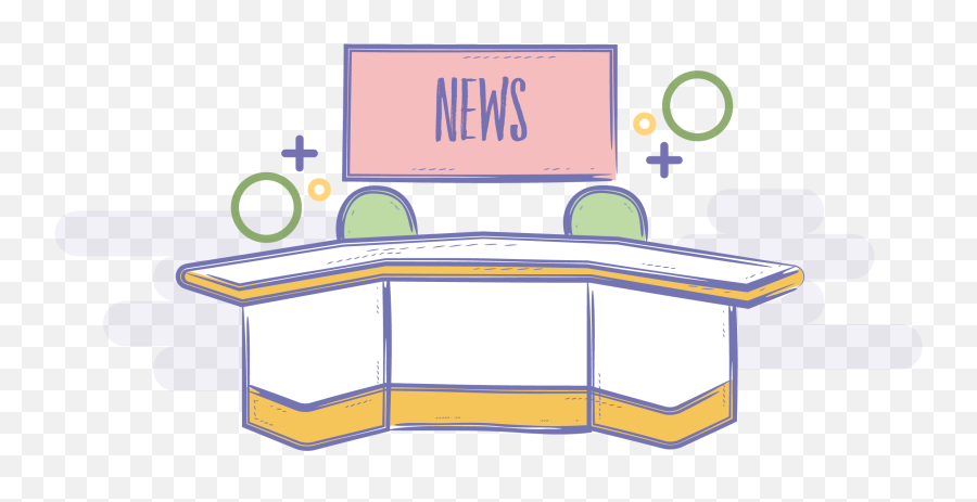 News Clipart Line - News Room Clipart Png Download Full News Room Clipart Emoji,Newspaper Clipart