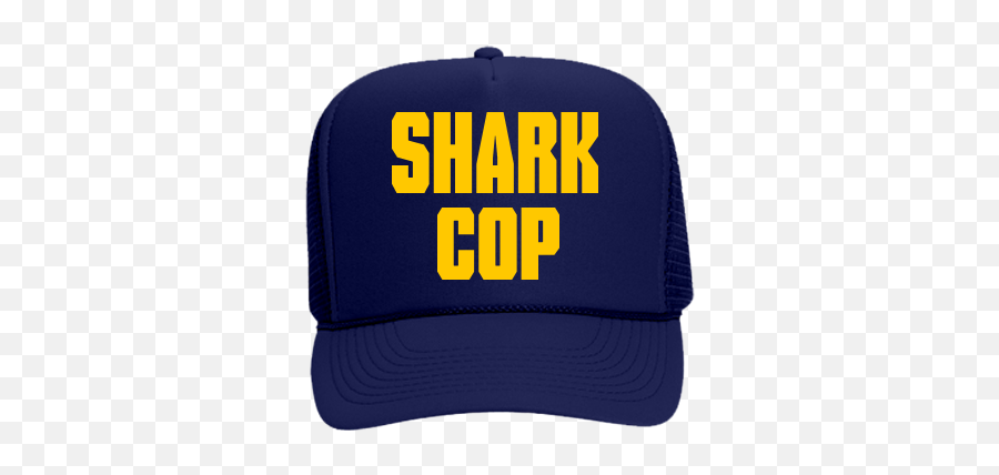 Shark Cop Otto Trucker Hat - For Adult Emoji,Cop Hat Png