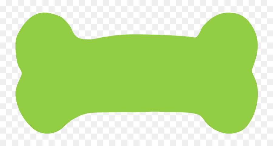Dog Bone Shape Clipart 4 - Green Dog Bone Png Emoji,Dog Bone Clipart