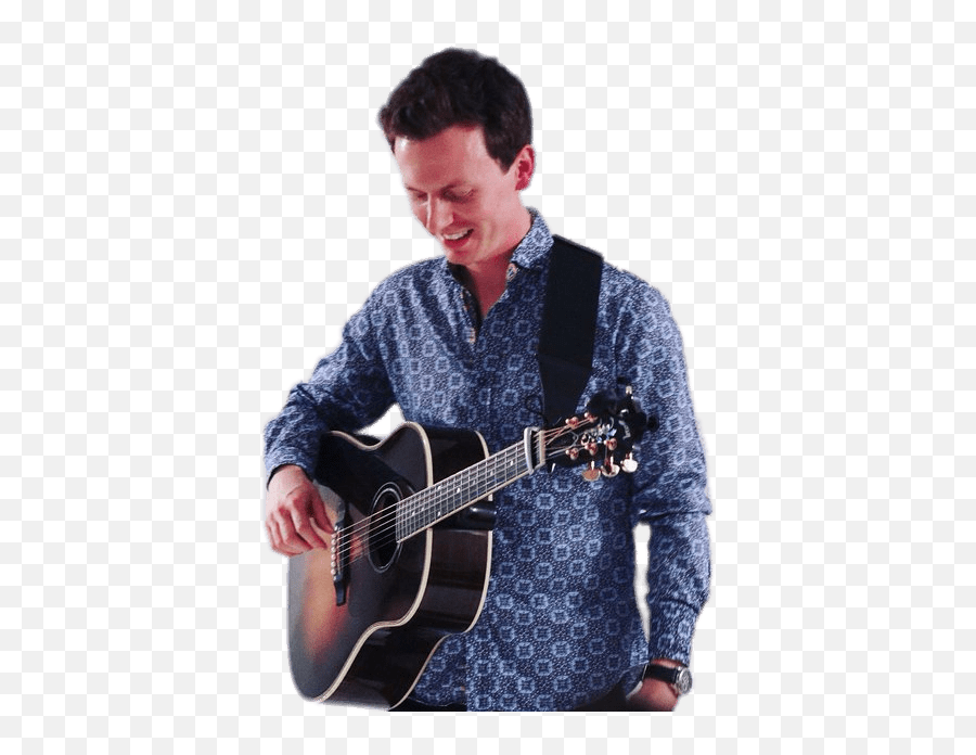 Joe Hicks With Acoustic Guitar Pnglib U2013 Free Png Library Emoji,Acoustic Guitar Transparent