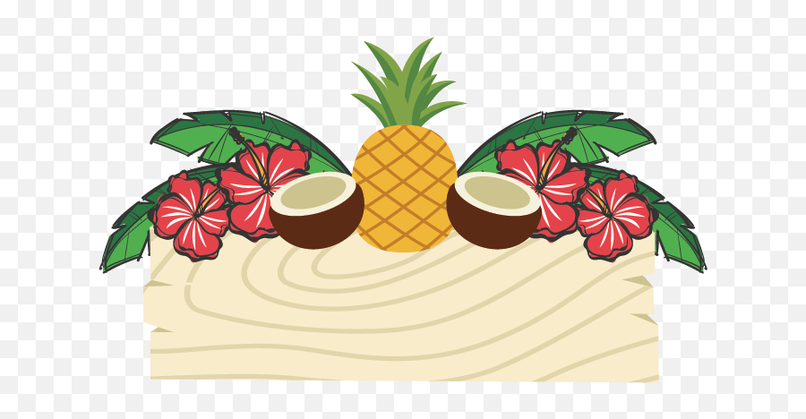 Design Free Logo Tropical Coconut - Coconut And Pineapple Logo Emoji,Pineapple Logo