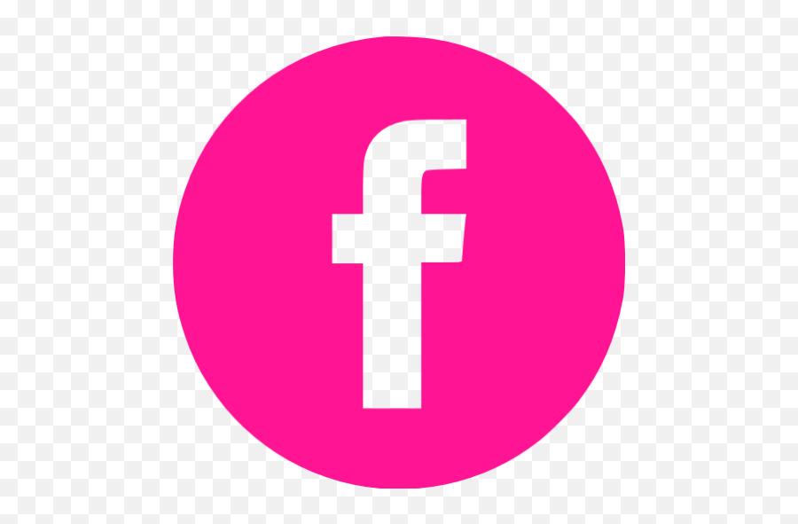 Deep Pink Facebook 4 Icon - Logo Facebook Png Rose Emoji,Pink Facebook Logo