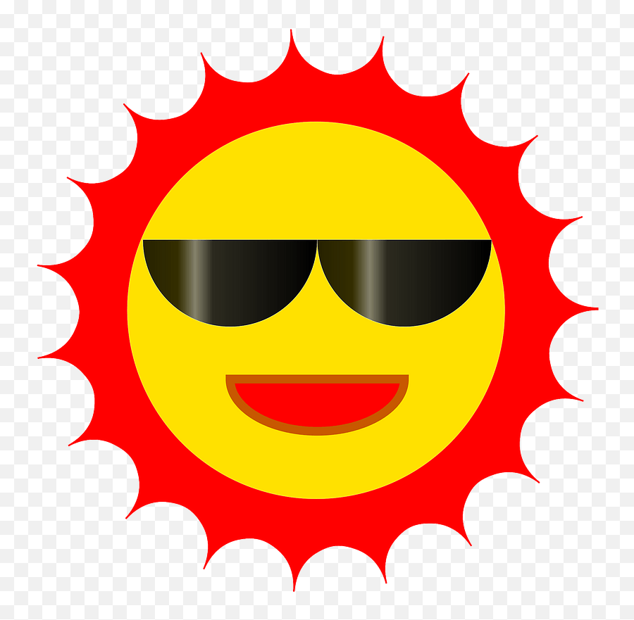 Red Aura And Sunglasses Clipart - Bush Emoji,Sunshine Clipart