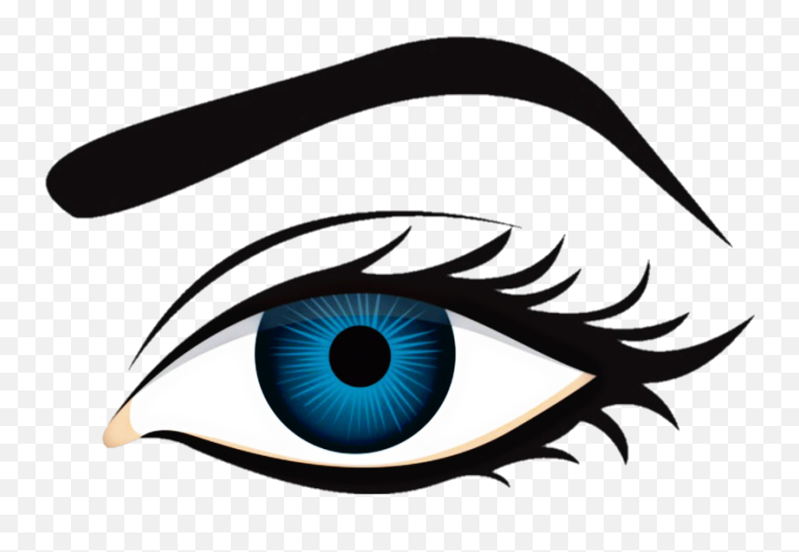 Download Eyebrow Clipart Colorful Eye - Eye And Brow Clipart Emoji,Eyebrow Png
